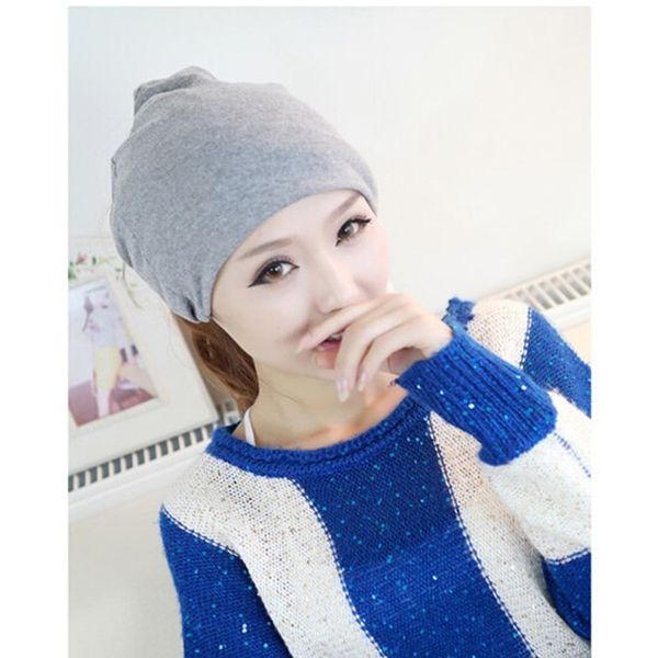

shopping 2017 fashion autumn and winter hats for women beanies muffler scarf dual-use hat covering hip-hop cap turban