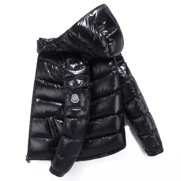 

2019 men's down jacket winter new trend loose short explosion style outfit lovers handsome tide brand, Black