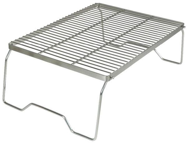 

acecamp stainless steel bbq grill stand outdoors camping picnic folding portable tableware ing