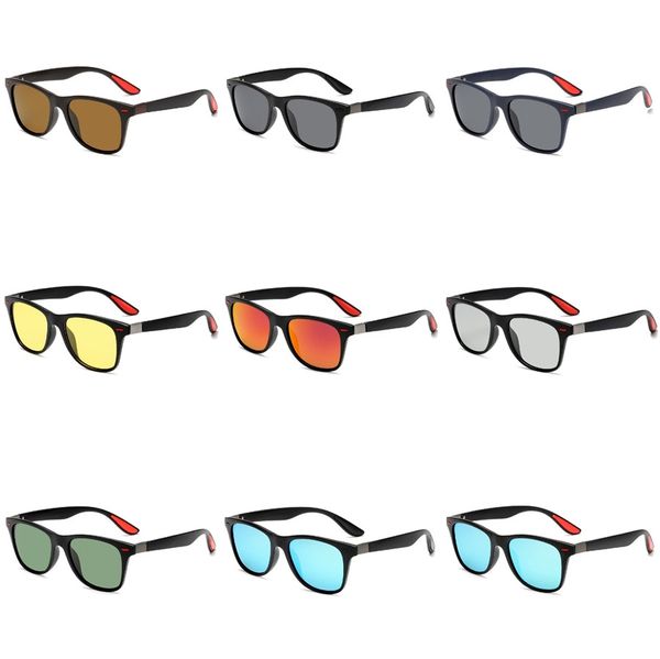 

rbrare классические квадратные очки девочки мальчики красочные зеркало дети очки вогнутая форма личность anti-uv street удар kid # 902, White;black