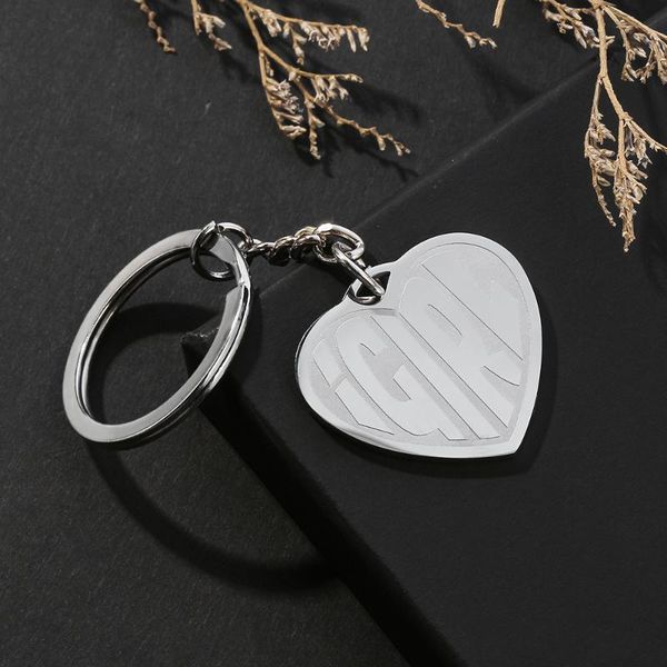 

hip hop stainless steel igirl pendant key chain fashion personlity women girl keyring jewelry accessories, Silver