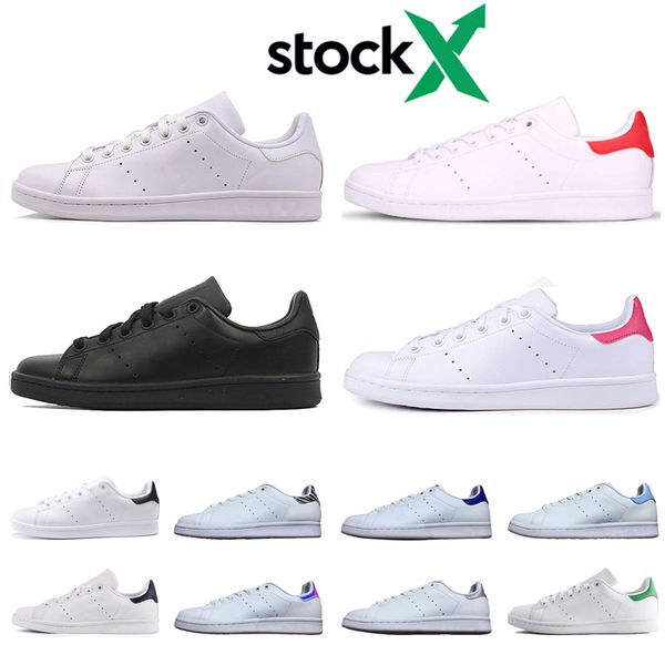 

men women casual shoes smith stan female flat sneakers pink white black green deportivas mujer lovers sapatos size 36-45