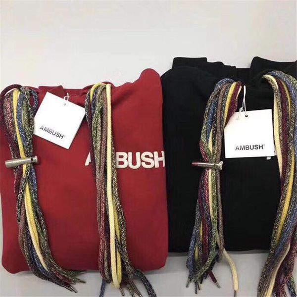 

ambush засада толстовка мужчины женщины 1a: 1 высокое качество одежды засада пуловер ab толстовка хип-хоп скейтборд засада толстовка, Black