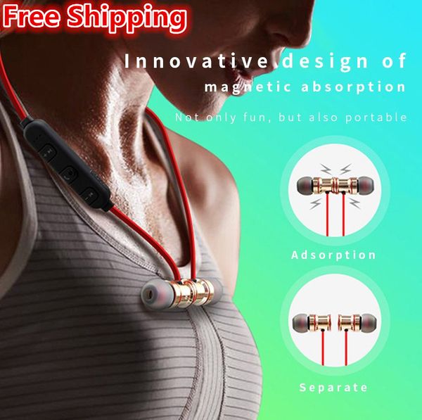

xt16 headphones 4.2 wireless stereo earphones with mic earbuds bass headset for i-phone samsung lg smartphones with retail box