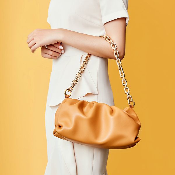 

ruched rivet handbags woman's bag baguette fashion ladies trends crossbody bags for women new shoulder