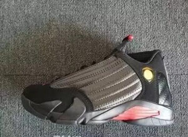 

new fashion mens basketball 14s desert sand shoes 14s black toe sports shoes sneakers athletics with box 5sn3p