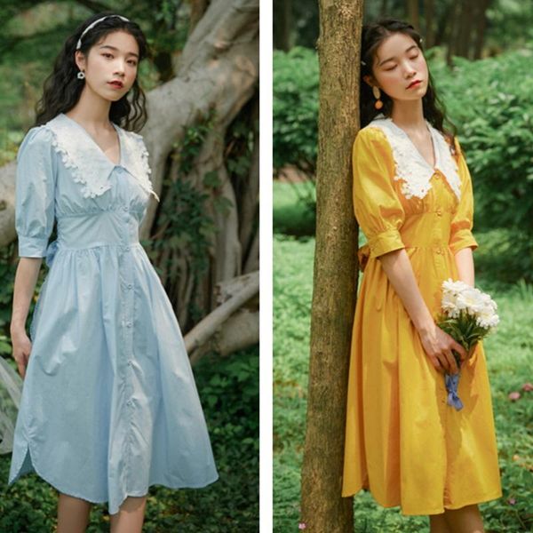 

fashion the new embroidery was thin lace fang ling lace up dress ing, Black;gray