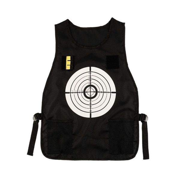 

tactical adjustable vest shooting target vests with pattern for cs water battle game for kids adults 2, Camo;black