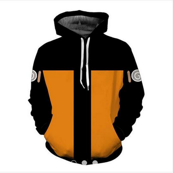 

fashion 3d printed naruto men women pullover hoodies street wear casual hip hop pockets sweatshirt clothing zgxl0112, Black