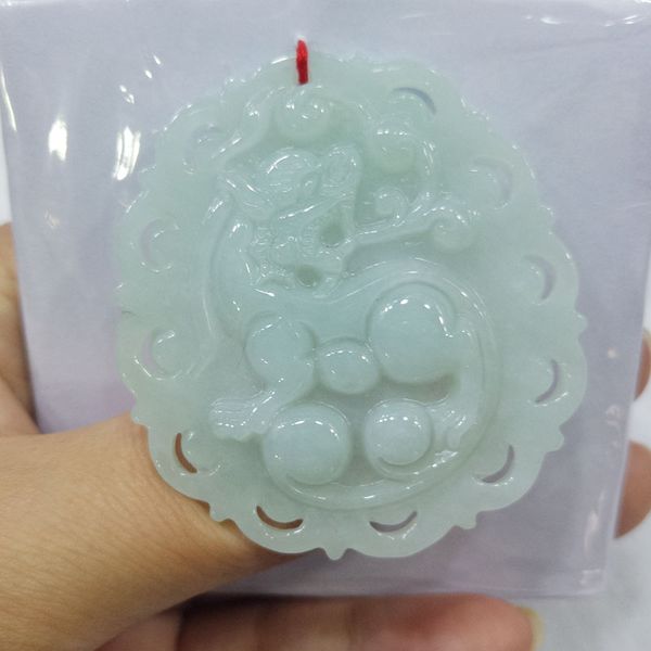 

fine jewelry yu carved chinese dragon necklace pendant lucky and blessing yu necklace women men jewelry, Bronze;silver