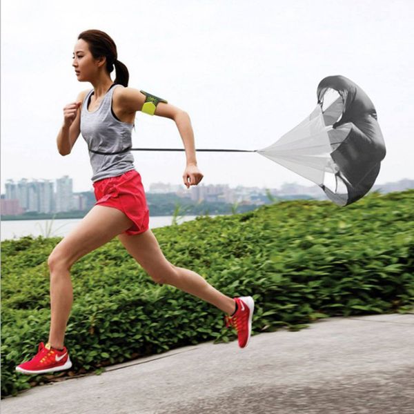 

running speed chute resistance parachute running umbrella training sprint power soccer football training parachute umbrella