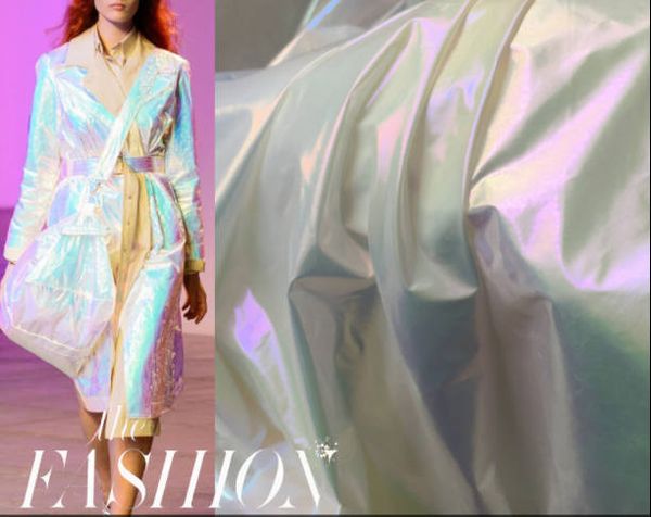 

ychen 015 laser sunscreen fabric 0.5m*1.5m, Black;white