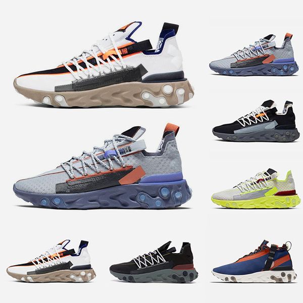 

drop shipping react lw wr mid ispa men women running shoes ghost aqua wolf grey platinum volt summit white mens trainer sports sneakers