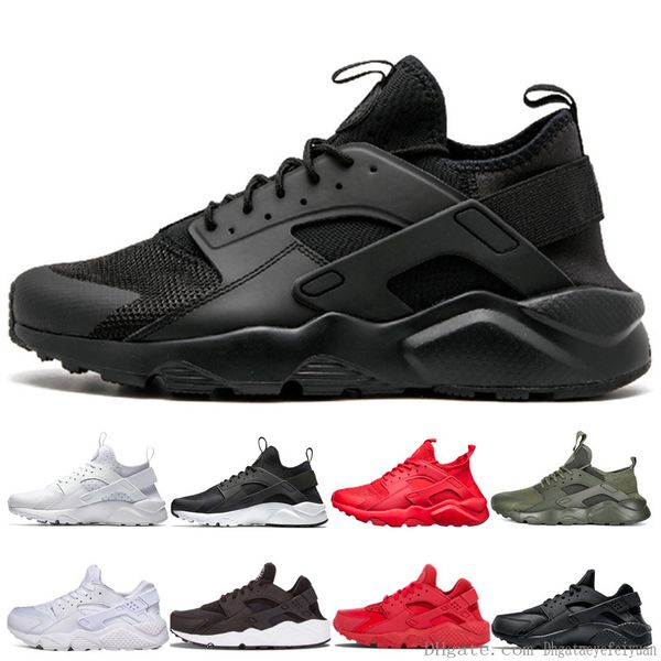 

new huarache triple s black white running shoes for men women designer huaraches red gold green grey trainers sport sneakers shoe size 36-45