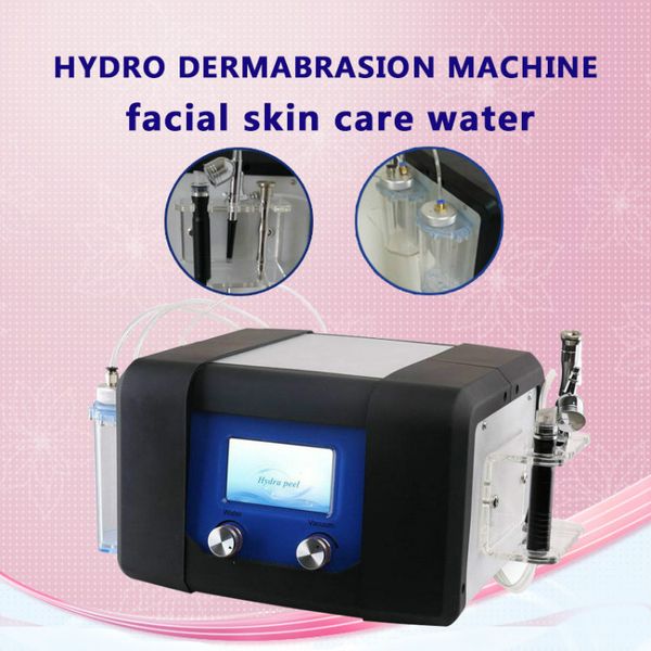 

big promotion strong vacuum hydro dermabrasion machine for hydra facial skin care water aqua dermabrasion peeling machine on sale, Black;white