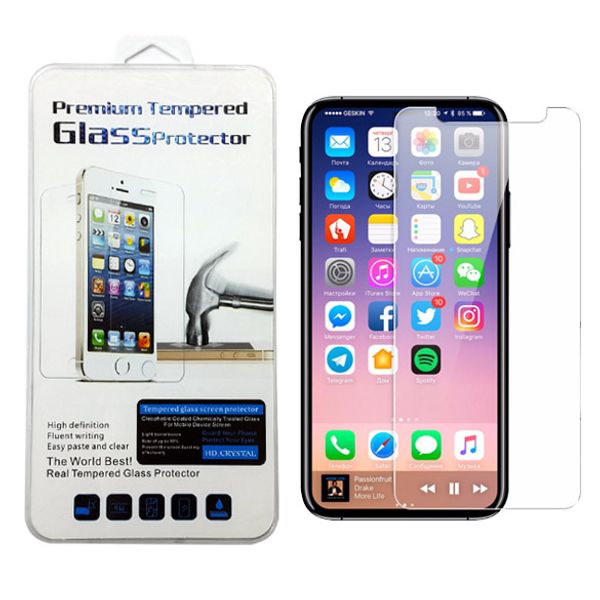 

screen protector for iphone 11 pro max xs max xr xs tempered glass for samsung a20 a50 a10e moto g7 power moto e6 z4 lg stylo 5 k40 in box