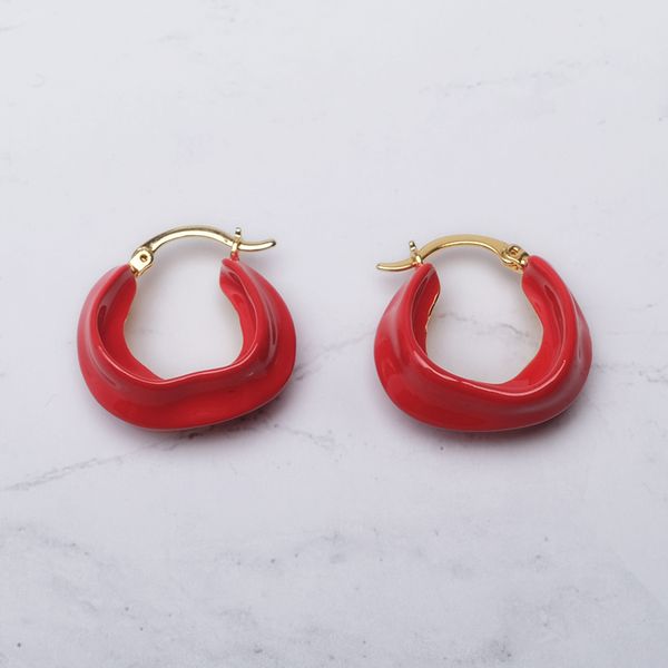 

amorita boutique fashionable irregular design metal drop earrings, Silver