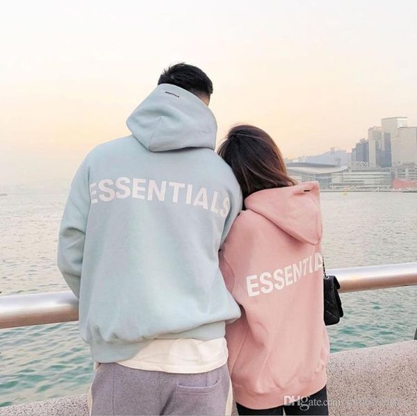 

new multi-line 3m reflective letter embroidered casual pants trousers - double line sweatshirt pullover hoodie men women unisex, Gray