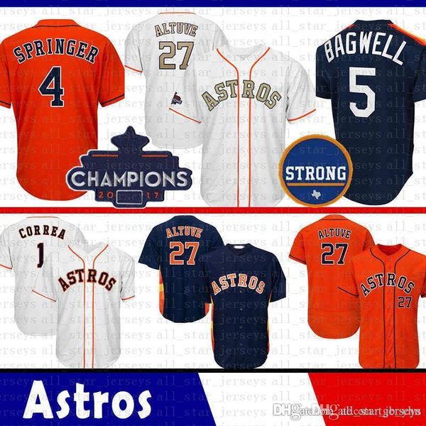 

Mens 27 Jose Altuve Astros Baseball Jersey Houston 35 Justin Verlander 4 George Springer 1 Carlos Correa 5 Jeff Bagwell 7 Biggio 34 Ryan 2m