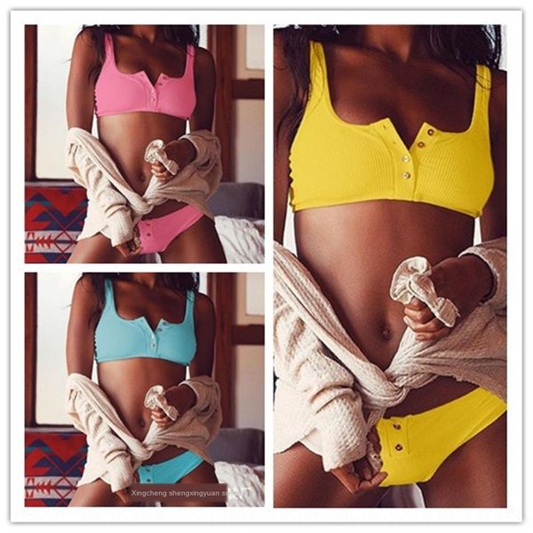 

2019 pure multi women's 2019 pure color multicolor bikini women's bikini swimsuit swimsuit, White;black