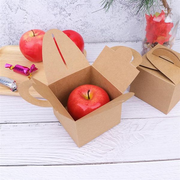 

20/50pcs christmas apples boxes thickened craft paper packaging boxes cookies candy holder party favor christmas gift decoration