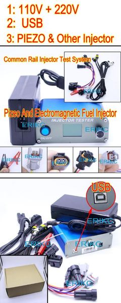 

2018 new erikc common rail pump tester diesel nozzle tester fuel injection test equipment for calibrating piezo injector