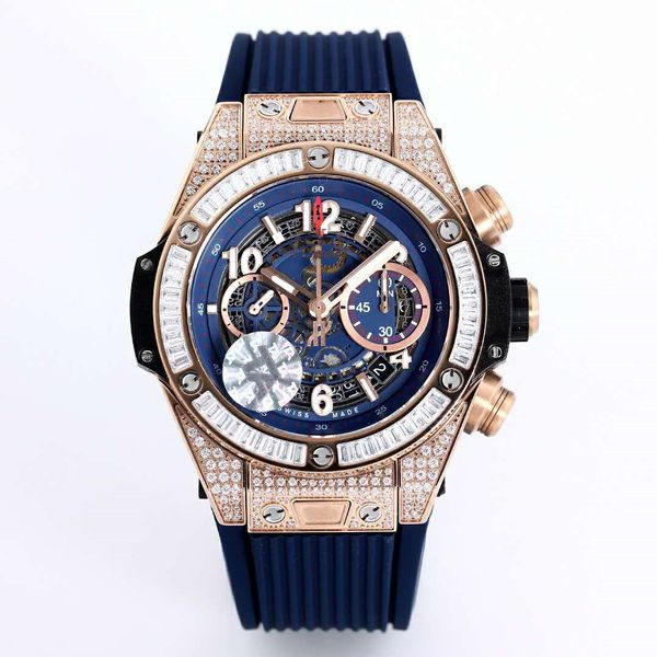 

ta produces 1242 unico timing movement luxury mens watches designer watches diamond watches automatic mechanical watch fashion watchs, Slivery;brown