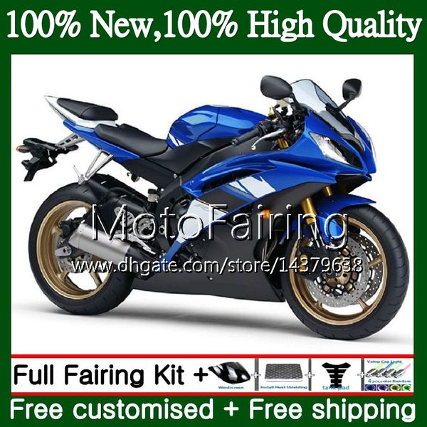 

body factory blue for yamaha yzf600 yzfr6 08 09 10 11 yzf-r600 91mf2 yzf 600 r 6 yzf-r6 yzf r6 2008 2009 2010 2011 fairing bodywork kit