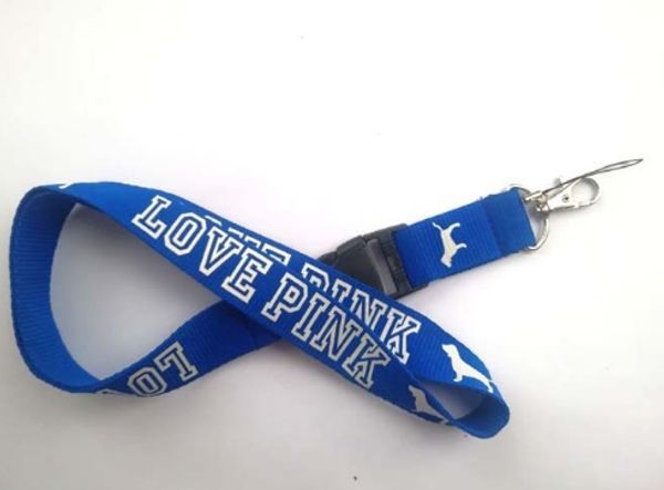 

Love pink lanyard for cell phone key chain lanyard love pink neck trap for cell phone