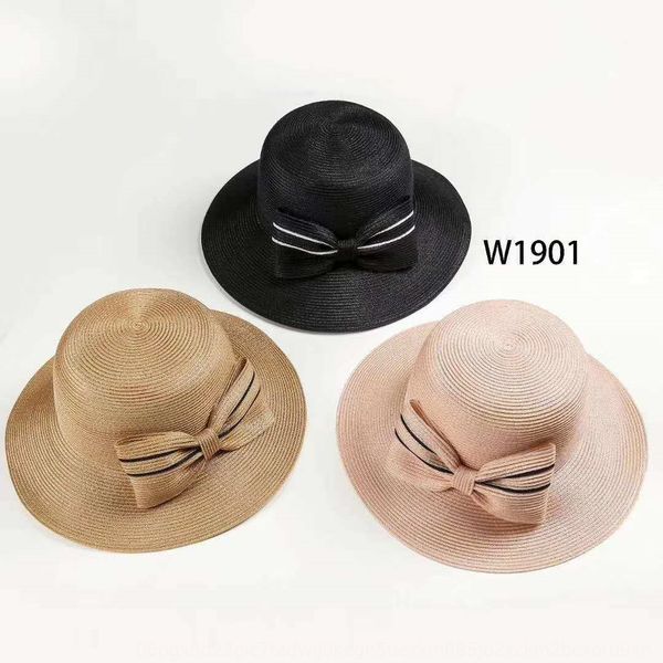 

2020 simple sunscreen straw taiwan pp thin braid fisherman women's bucket bucket straw fisherman hat sunscreen beach hat, Blue;gray