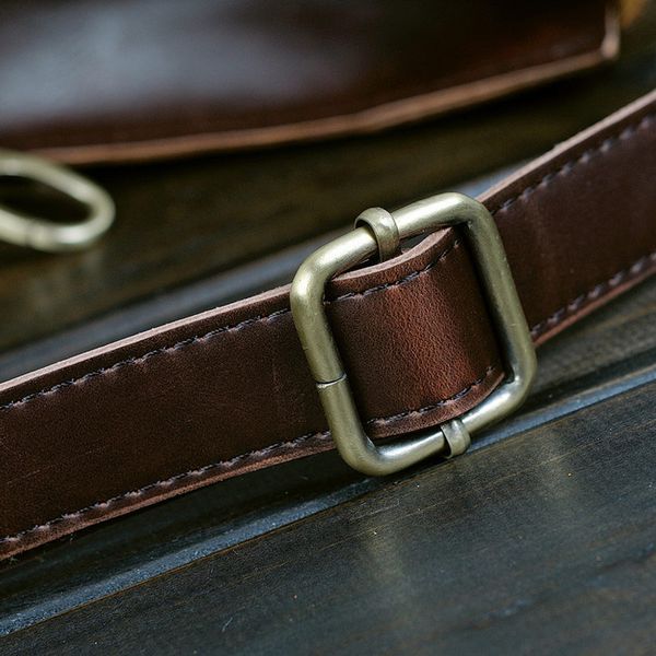 

man retro pu leather handbag large capacity business travel crossbody bag bvn66