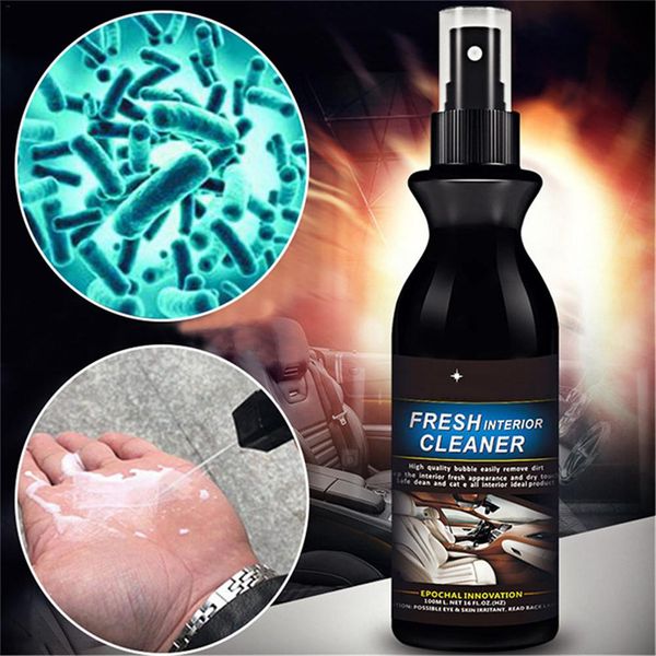 

car interior door panel center console leather seat cushion auto roof trunk cleaning care multifunction cleaning agent detergent