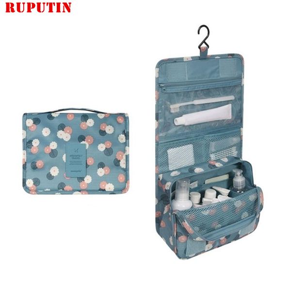 

ruputin women travel cosmetic bags hanging wash bag makeup daily supplies hanging toilet organizer bag portable make up bags