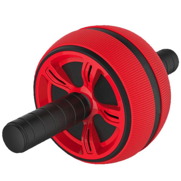 

red large silent tpr abdominal wheel roller trainer fitness equipment gym home exercise body building ab roller