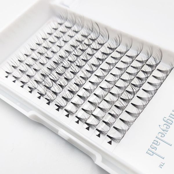 

huaruitai fashion 12 rows makeup large pre made fans individual cluster eye lashes grafting fake false eyelashes ing