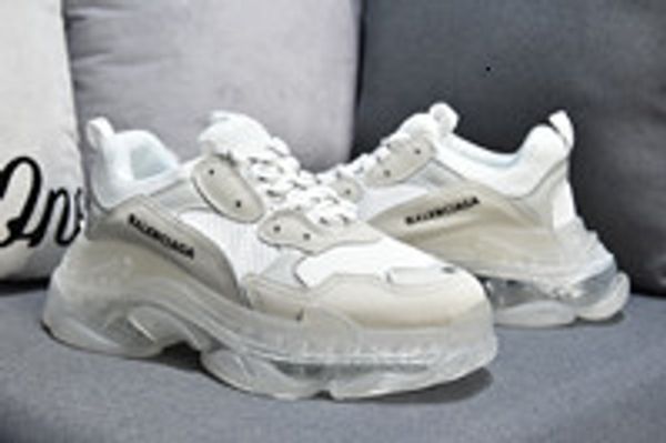 

new second generation air fw retro triple s sneakers men fashion vintage kanye west grandpa sneakers casual shoes size 36-45, Black;red