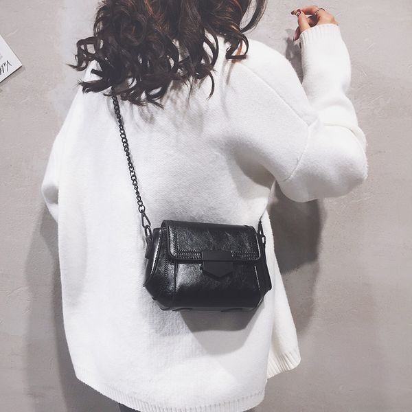 

western style small bag new 2020 net red popular messenger bag female wild fashion chain shoulder small square tide