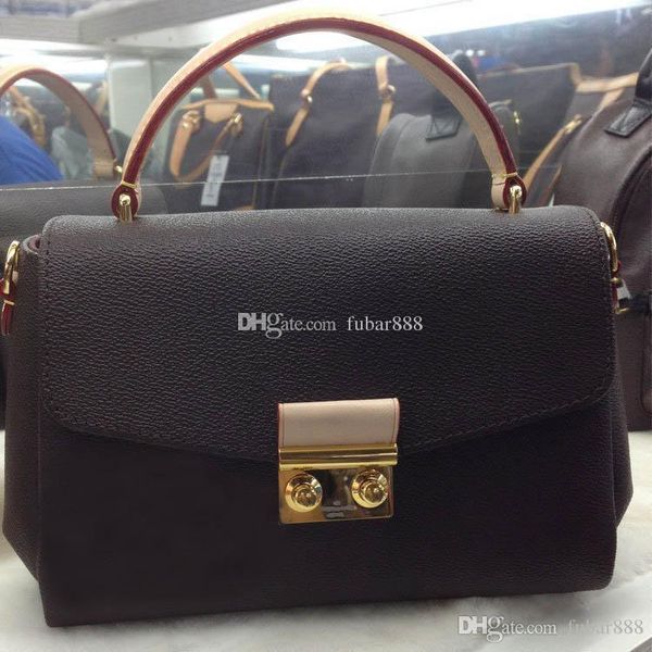 

genuine leather women's handbag pochette metis shoulder bags crossbody bags n41581