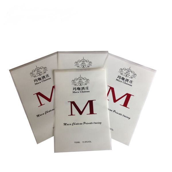 

custom private brand logo laser pet sheets package vinyl sticker self adhesive label