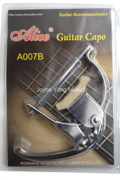 

alice a007b chrome metal wool pad classical guitar capo key clamp change wholesales