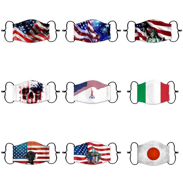 

washable reusable anti dust designer mask face mouth cloth opp individual package for cycling camping travel #140