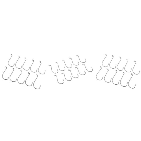 

30pcs saltwater fishing hooks crab hooks big game stainless steel hooks