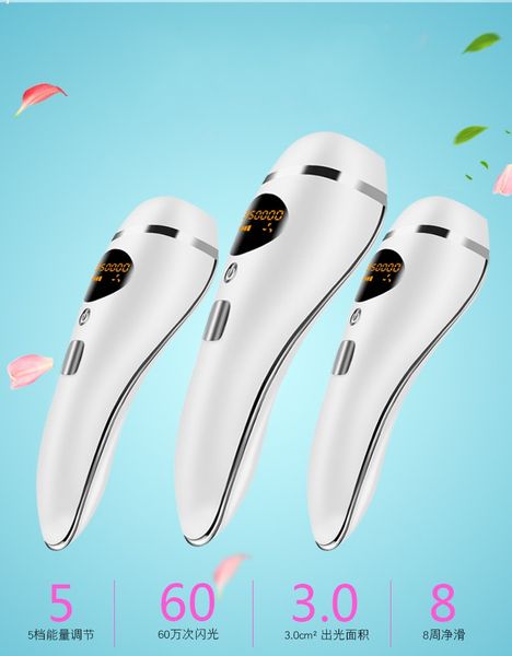 

500000 flash ipl epilator permanent hair removal lcd display depilador a laser 5 levels bikini trimmer shaver pepilator