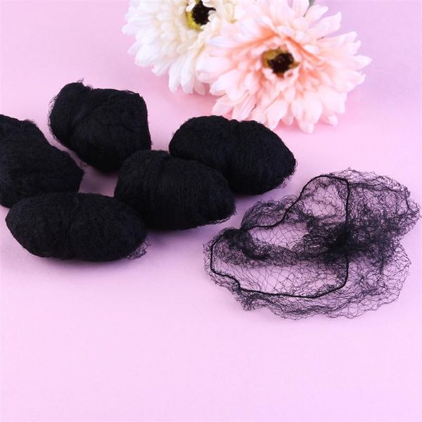 

hair nets wigs invisible elastic edge mesh hair styling hairnet soft lines for dancing sporting hair net wigs weaving, Black;brown