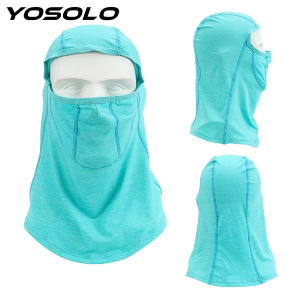 

yosolo ice шелкового мотоцикл маска для кожи полного лица и шея покрытие cap солнцезащитной дышащей и мягкой мото маски