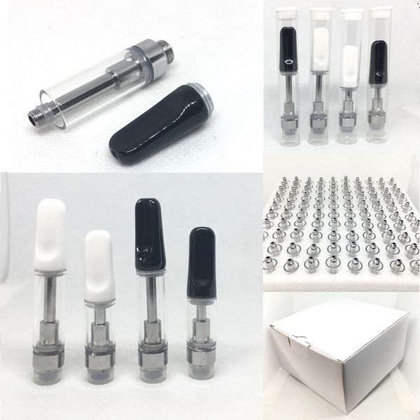 

Superior Atomizer TH205 Vape Cartridges 0.5ml 1ml Ceramic coil Glass Tank Empty Vape Pen Cartridge Packaging 510 oil Vaporizer Vape Carts
