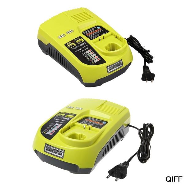 

drop ship&wholesale 3a 12v 18v for ryobi p117 ni-cd rechargeable battery charger ni-mh li-ion power tool p108 us eu plug june 25