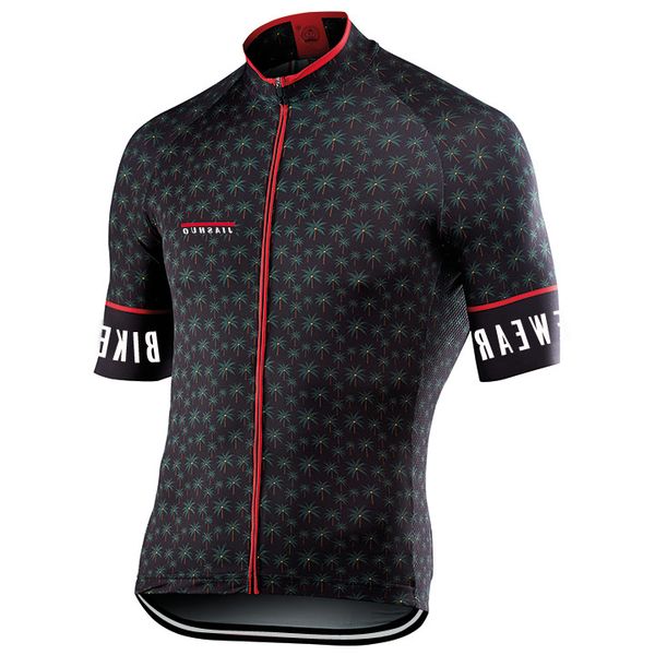 

customized new jiashuo trees mtb road racing team bike pro cycling jersey / shirts & clothing breathing air, Black