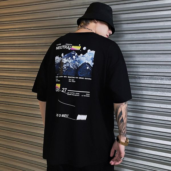 

Januarysnow Hip Hop T Shirt Men 2020 Streetwear Iceberg Printed Tee Shirt Short Sleeve Cotton Casual T-Shirt Fashion Black Harajuku Tshirt