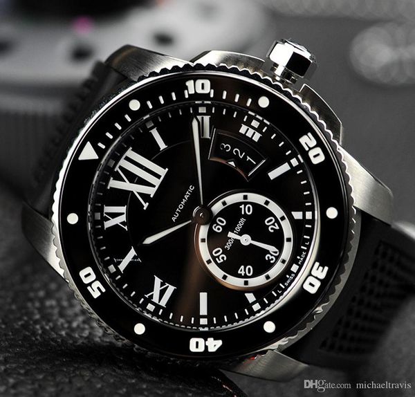 

2019 mens watch car ballon de w7100056 series white calendar dial + automatic mechanical buckle sapphire wrist watch ing, Slivery;brown